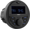 DS18 Hydro MRX1 Marine Radio Headunit LCD Screen, Bluetooth, IP65 Waterproof Weatherproof, AM FM Radio, USB, 1 Zones, 4 Volts Preamp Outputs, RDS 4X40 Watts