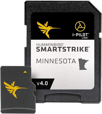 Humminbird SmartStrike Minnesota Edition Digital GPS Lake Maps, Micro SD Card, Version 4